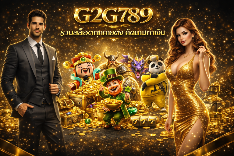 G2G789 รวมสล็อตทุกค่ายดัง คัดเกมทำเงิน