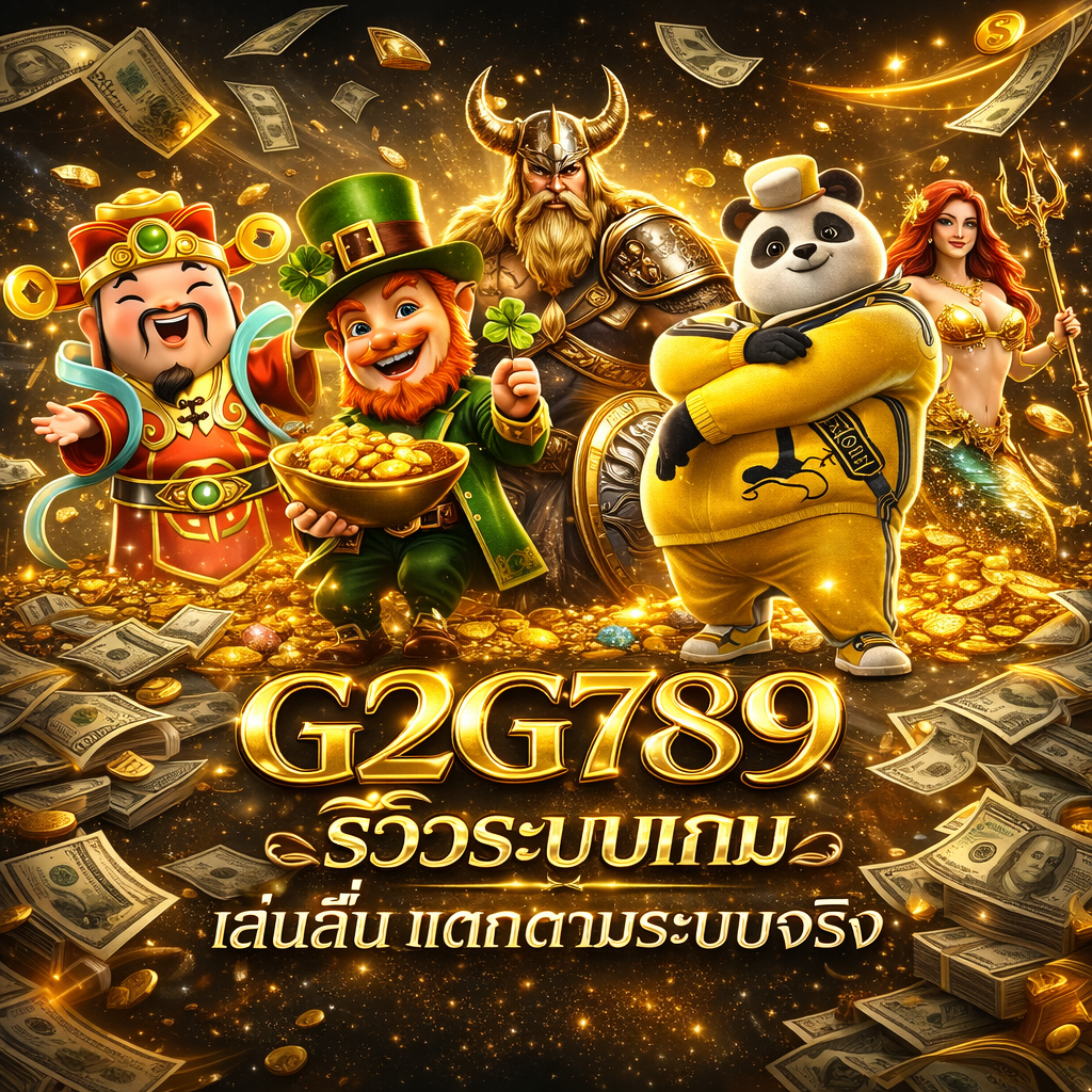 G2G789 รีวิวระบบเกม เล่นลื่น แตกตามระบบจริง